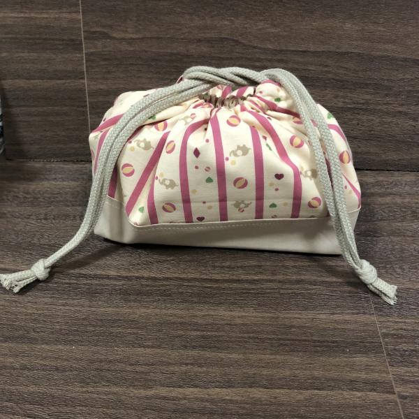 お弁当袋(小×ピンクぞう)