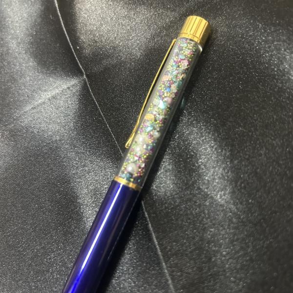 ボールペン青✖️ミックス