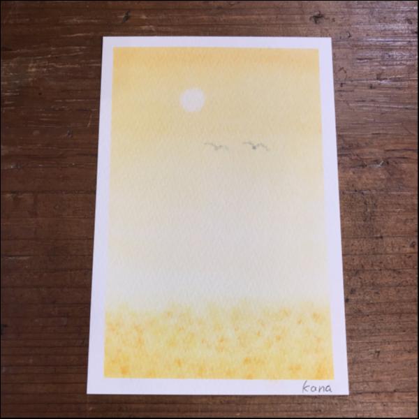 原画 色の丘(黄色)