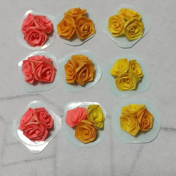 黄色系薔薇(9個)