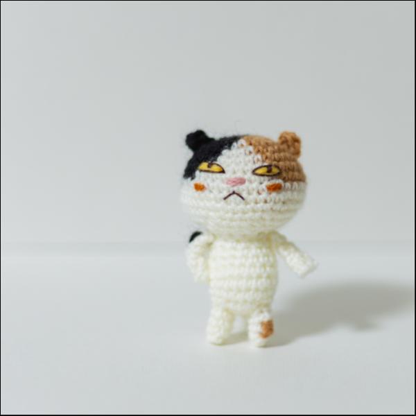 三毛猫のあみぐるみ