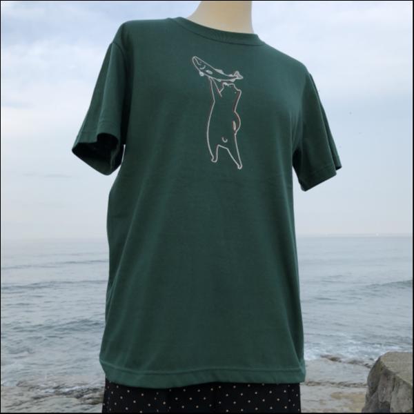 S・シャケくまTシャツ