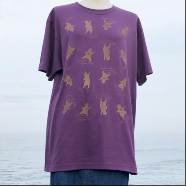 L・ シャケくまTシャツ