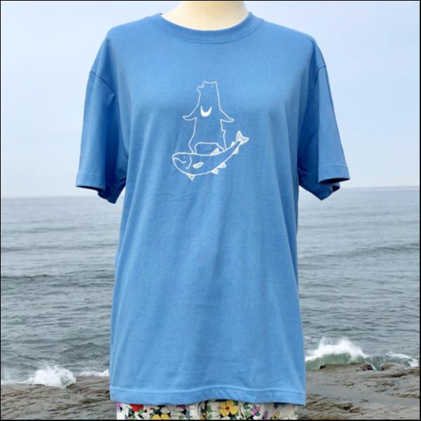 M・シャケくまTシャツ