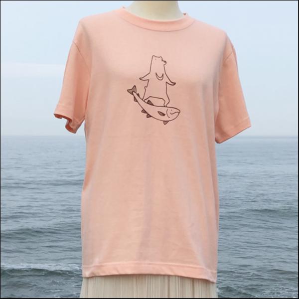 S・シャケくまTシャツ