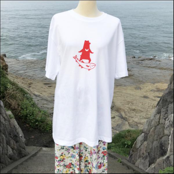XL・シャケくまTシャツ