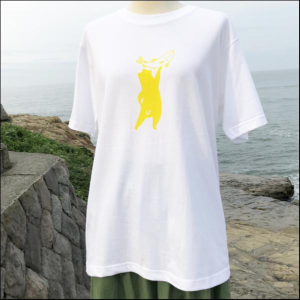 M・シャケくまTシャツ 