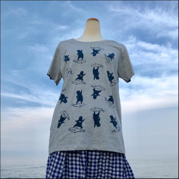 WL・シャケくまTシャツ
