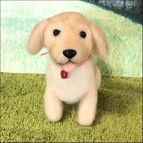 羊毛フエルト ゴールデンレトリバー