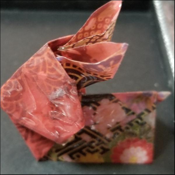 折り紙箸置き うさぎ