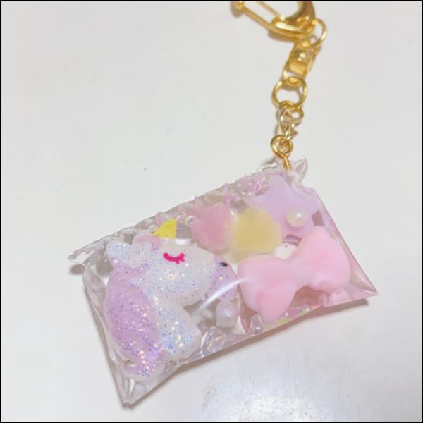キャンディ風チャーム(ピンク)